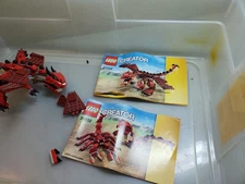LEGO CREATOR: Red Creatures (31032) Uncounted, As-Is