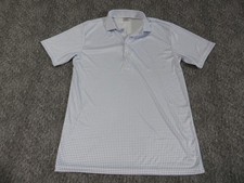 Collars Co Dress Collar Polo Shirt Mens Large Featherweight Short Sleeve Blue