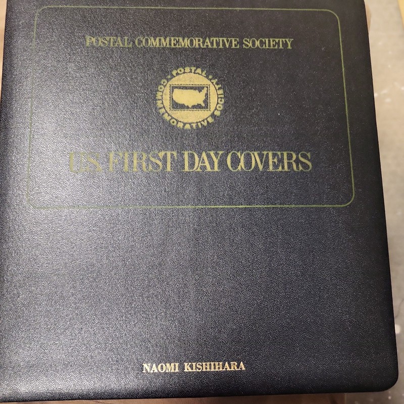 US 1st Day Postal Commemorative Society Album 45 covers & 4 envelopes 1974-77