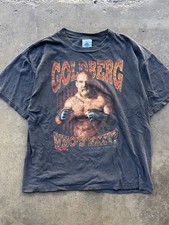 Vintage 1998 Size X-Large WCW Goldberg Who's Next Wrestling Black T-Shirt