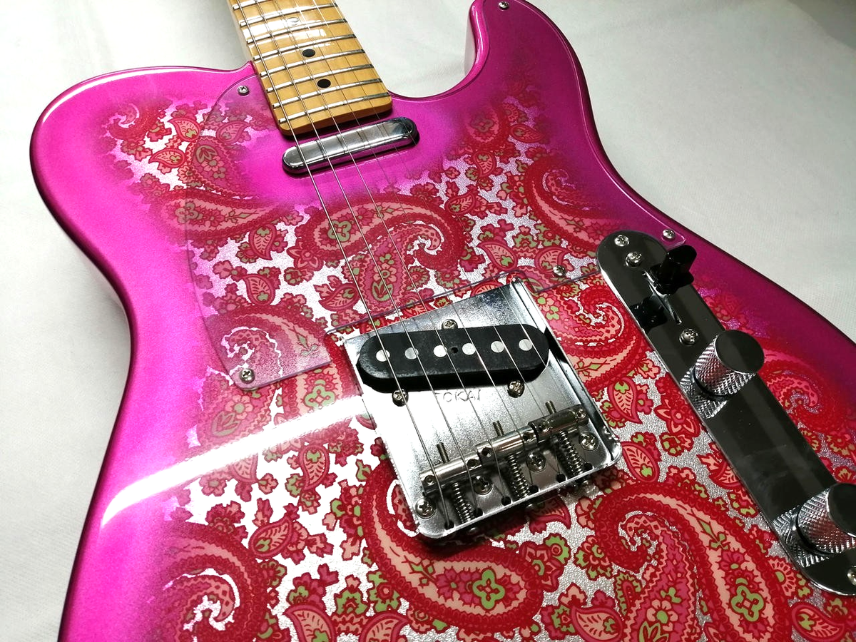 Tokai Breezy Sound Pink Paisley Telecaster Guitar | eBay