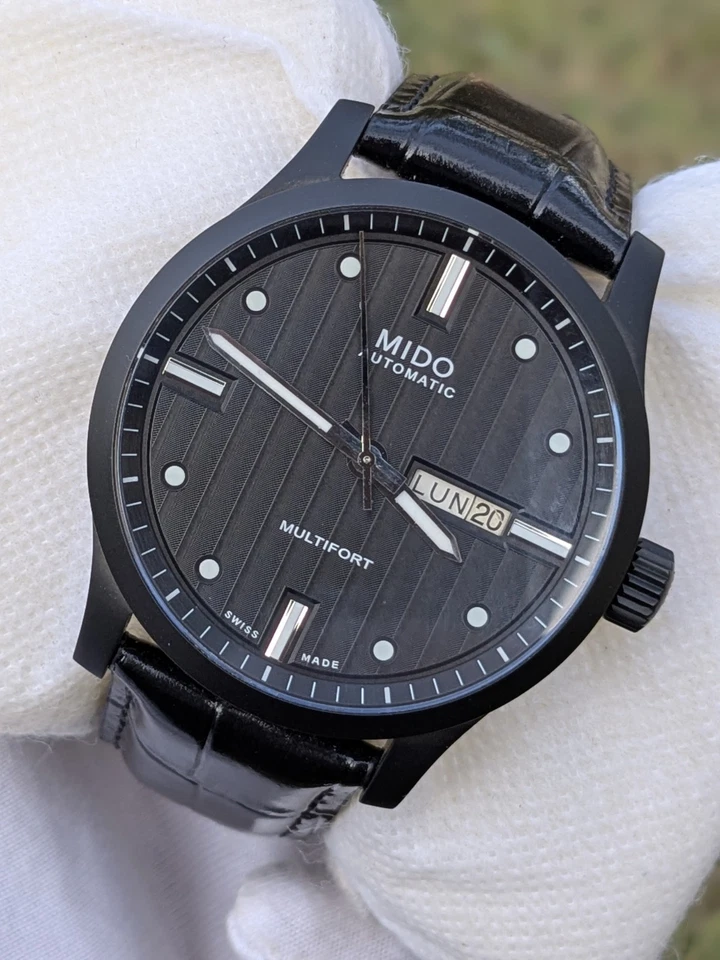 Швейцарские мужские автоматические часы MIDO MULTIFORT СПЕЦИАЛЬНЫЙ ВЫПУСК ЧЕРНЫЕ Ref-M005430A - Изображение 3 из 4