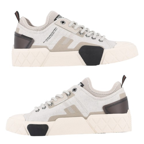 Zapatillas deportivas veganas Palladium Unisex Ace City Shell Lo 2 de lona de algodón - Imagen 13 de 16