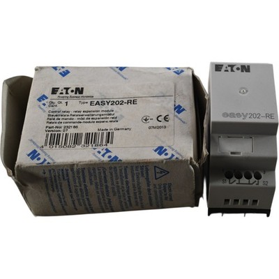 NEW Eaton EASY202-RE Easy Programmable Relay Expansion Module 12 Input 2 Relay 