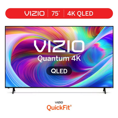 VIZIO 75'' Class Quantum 4K QLED HDR Smart TV (VQD75R-10)