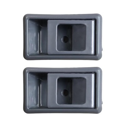 awlbed 2 PCS Car Perfect Fit Interior Handles, Wear-Resistant ABS Black 
