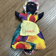 Handmade Jamaica Cloth Topsy Turvy Souvenir Rag Doll