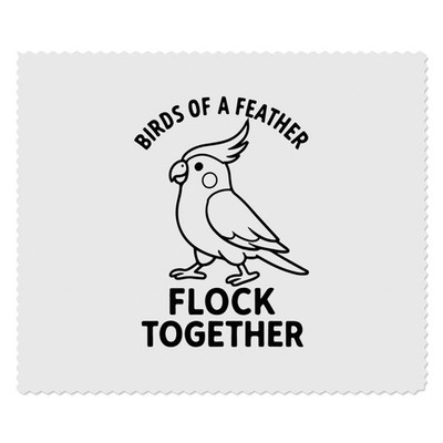 2 Linsenputztücher ''Vögel einer Feder Flock Together'' (LC00035089)