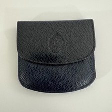 Vintage Buxton Navy Blue Leather Small Wallet Coin Purse