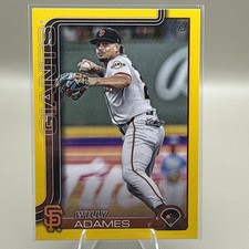 2025 Topps Series 2 Willy Adames #521 Yellow Border San Francisco Giants