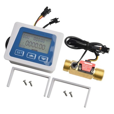 Digitaler Kraftstoff-Durchflussmesser mit LCD Meter und Sensor für Wasserverbra