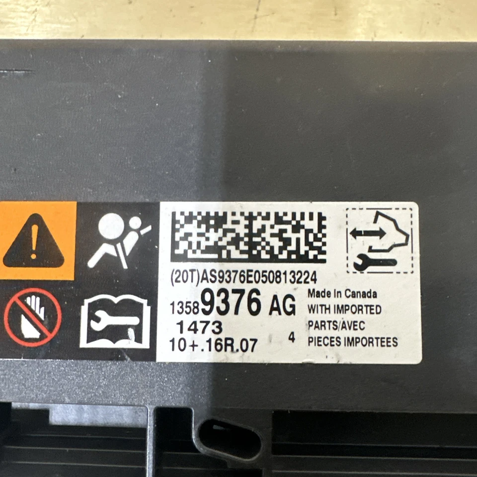 Chevrolet Volt 2013 módulo de detección y diagnóstico genuino GM Foto 2 de 4