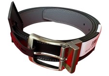 Nike Double Row Stitch Men's Reversible Belt - Grey and Black S5001058 L 38-40 