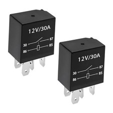 2 PCS 4 Pin 30A 12V Starter Relay, Multi-Purpose Auto Starter Switch 4 Pin/ 12V