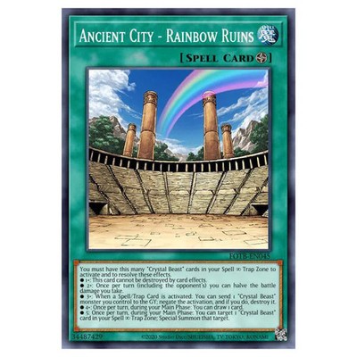 YuGiOh Structure Deck Legend of the Crystal Beasts Ancient City Regenbogenruinen...