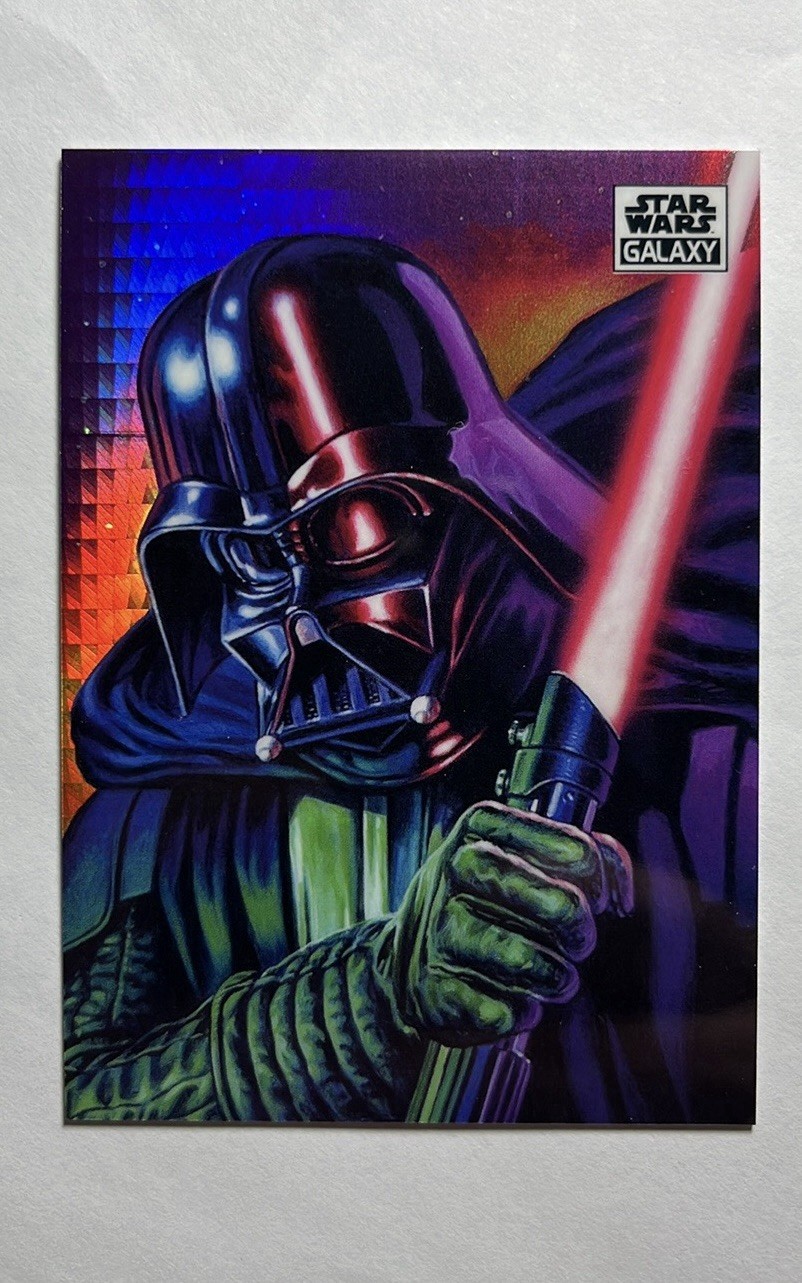 2021 Topps Star Wars Galaxy Chrome Prism Refractor /75 The Darkest Lord #69