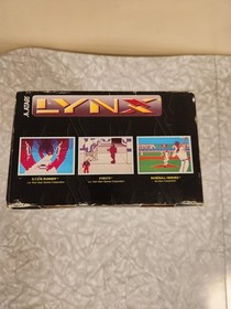 Atari Lynx II Lot with 3 Games and misc. AS IS/ MAY NOT WORK