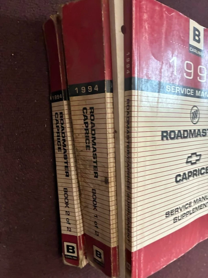 1994 BUICK ROADMASTER CHEVY CAPRICE сервис ремонтная мастерская ручной набор + - Изображение 2 из 4