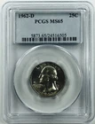 1962 D WASHINGTON QUARTER * PCGS MS65 * NR #P2749