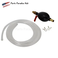 Gas Transfer Siphon Pump Gasoline Siphone Hose Oil Water Fuel Transfer Hand Pump