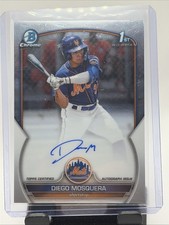 2023 Bowman Chrome 1st Diego Mosquera Auto - Mets
