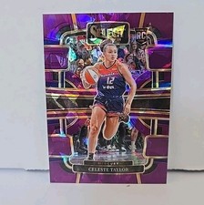 CELESTE TAYLOR 2024-25 SELECT WNBA CONCOURSE ROOKIE PURPLE RC 143/149 MERCURY 