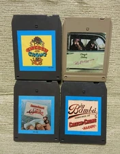Lot of (4) CHEECH & CHONG Up In Smoke SELF-TITLED Splice Pad GOOD✅ 8 Track Tapes