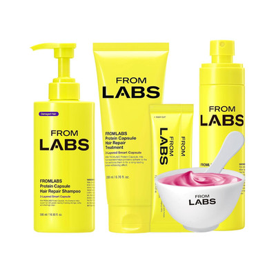 FROMLABS Korean Glass Hair Care Routine Set   Color Safe Shampoo, Deep Condition