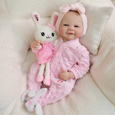 Lifelike Reborn Baby Dolls Boy 19 Inch Full Body Realistic Newborn Baby
