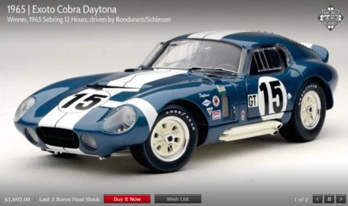 Exoto Resin Ford Diecast Formula 1 Cars