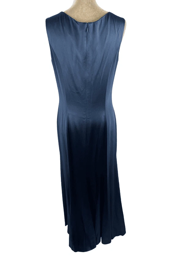 B Michael women's blue long dress size 10 - Image 2 of 4