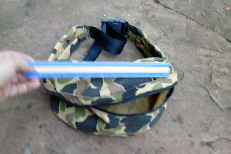 Top-Load Holster Camera Waist Bag Pouch Belt snap on CAMO green tactical pack - Image 4 of 4