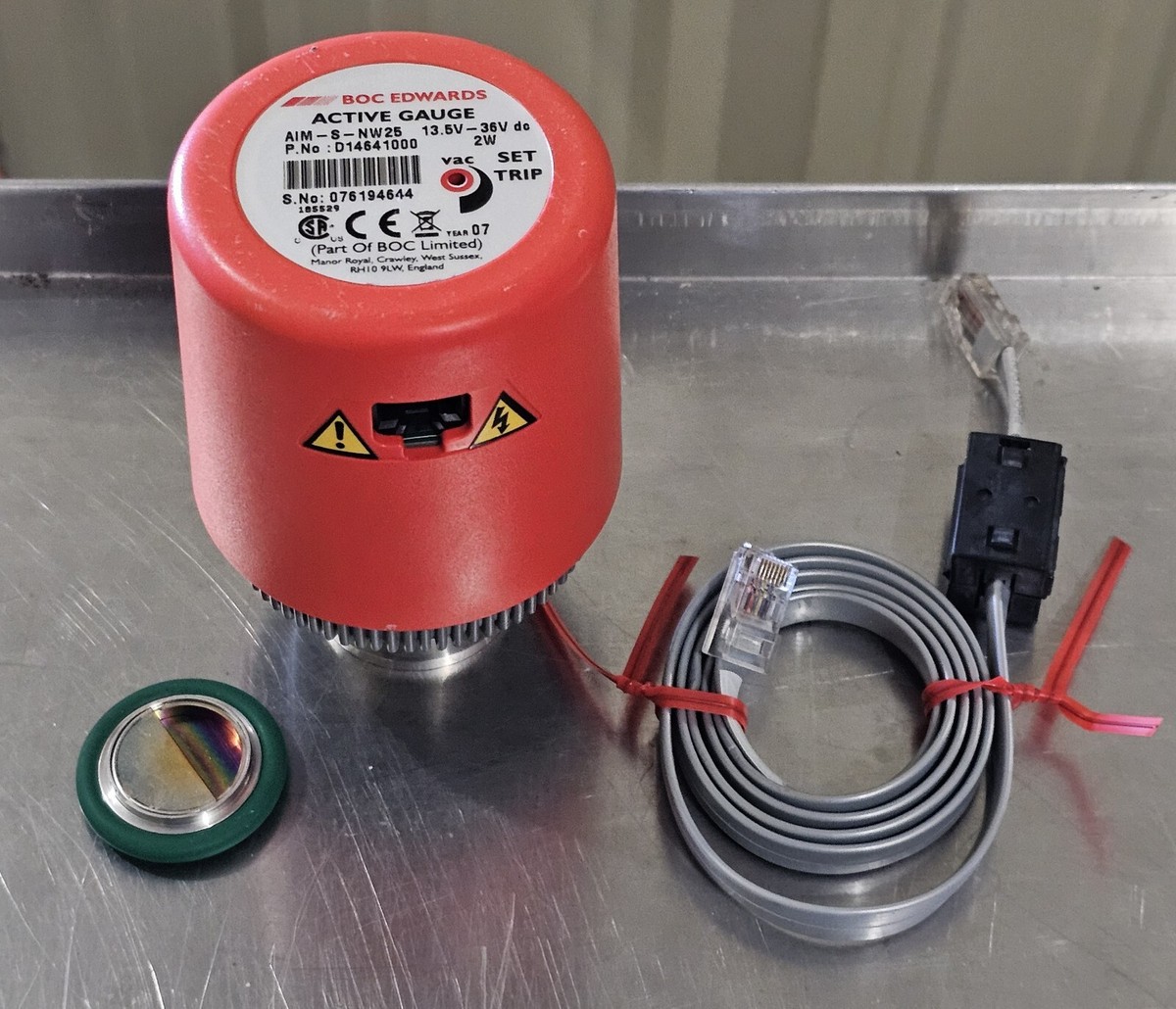 Edwards AIM-S-NW25 Active Inverted Magnetron Gauge with Cable | eBay