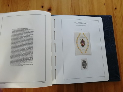 Leuchtturm Vordruck Bund bis 1976 mit Memo Blättern und Marken 55-76 lesen #P176 - Bild 7 von 7