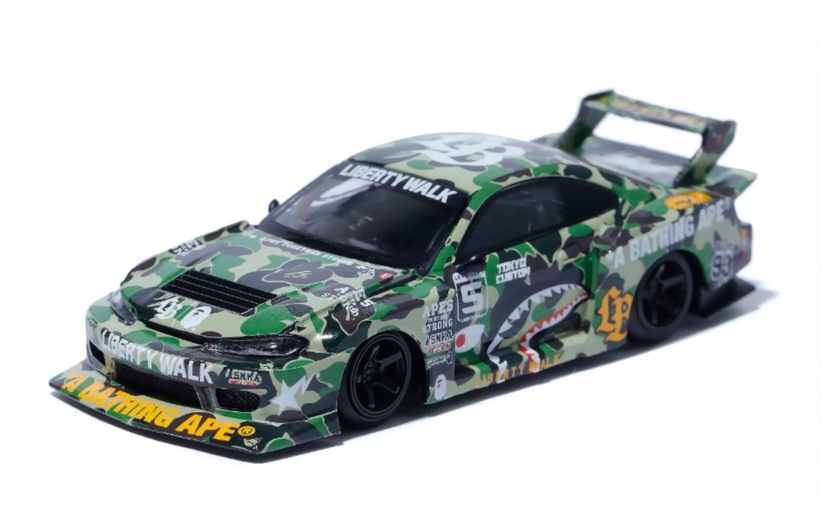 限定 BAPE LBWK NISSAN 1/64 4PCS SET +2PCS BAPE x LBWK NISSAN 1/64 4PCS SET &MCLARREN 720S MINI GT＆FD
