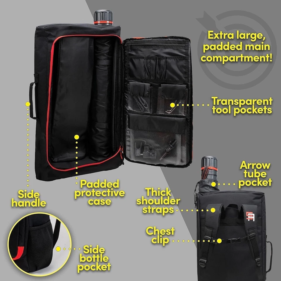 Рюкзак для путешествий Samick Takedown Recurve Archery черный (открытая коробка) - Изображение 2 из 4