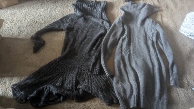 Victoria's Secret wool blend gray cowl neck chunky cable knit sweater dress Moda | eBay Victoria's Secret wool blend gray cowl neck chunky cable knit sweater dress Moda | eBay