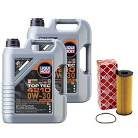 MotoröL Set Top Tec 4210 0W-30 10 Liter + ÖLfilter FüR Audi A8 Q7 VW Touareg 4.2
