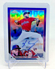 2023 Topps Update Chrome XZAVION CURRY RC Purple Refractor AUTO 122/250 Guardian