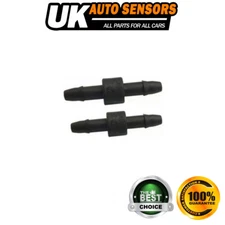 2x Universal 5mm Pipe Joiner Connector Washer Tubing Fuel Pipe Aquarium