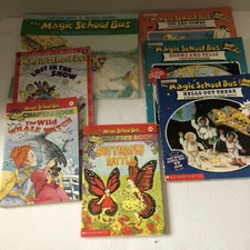 Lot 7 Scholastic Magic School Bus Paperback