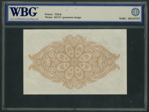 Islas Malvinas, Gobierno, 10 chelines, 19-5-1938, GBM Choice UNC 63 - Imagen 2 de 2