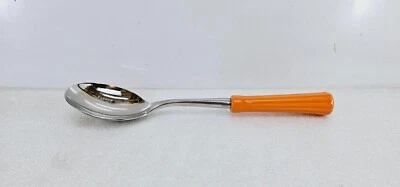 FIESTA tangerine orange CERAMIC HANDLED serving SPOON Utensil