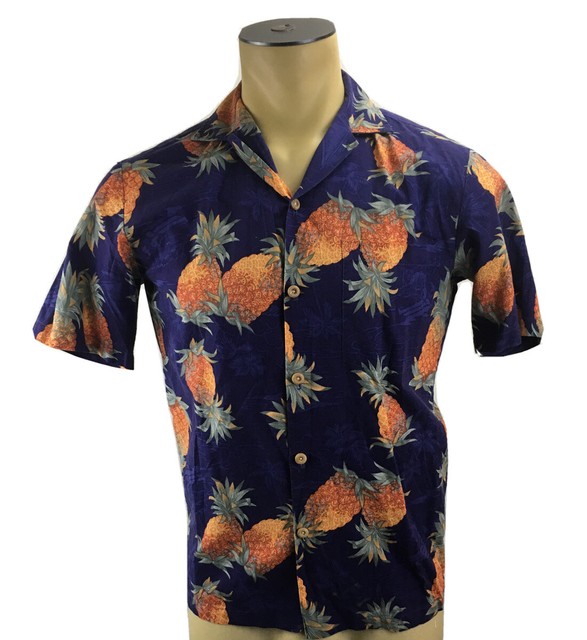 VTG Paradise Found L.L.Bean Hawaiian Short Sleeve Shirt Men's Size X-Sm | eBay