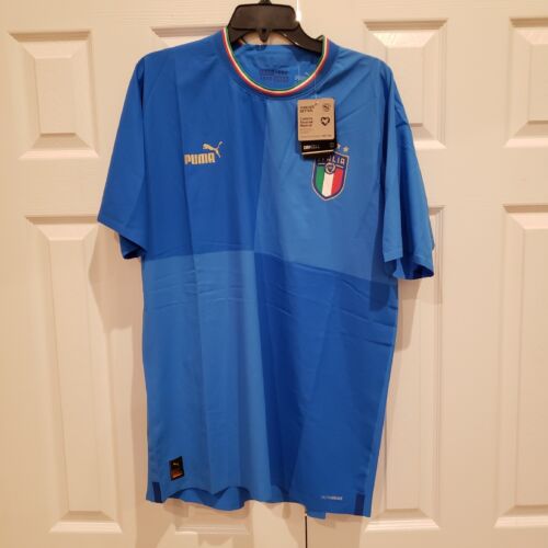 XXL Italy 22/23 Home Puma Authentic Pro Soccer Jersey NWT 765670-01 Ultra - Picture 1 of 13