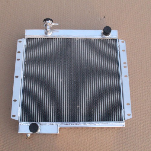 Aluminum Radiator For Toyota Land Cruiser HJ45 BJ40 BJ42 3.0L Diesel MT 1965-84 - Picture 6 of 8