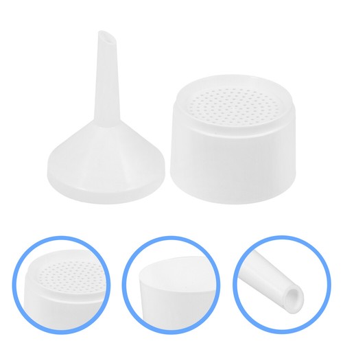 Botella líquida embudo de papel de filtro de plástico embudos de cocina para transferencia - Imagen 2 de 12