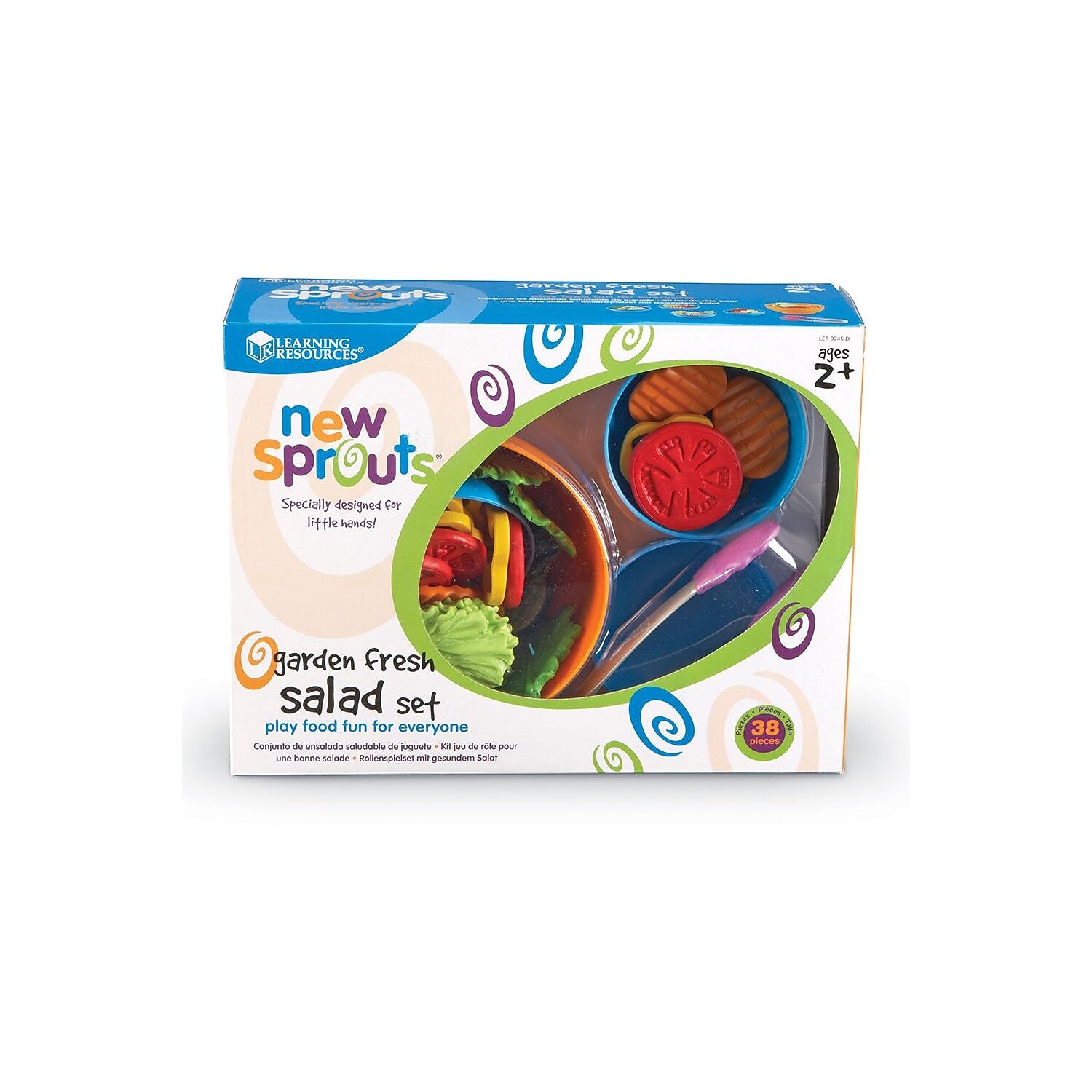 Kids Garden Fresh Salad Play Set by Learning Resources LER9745-D  -image