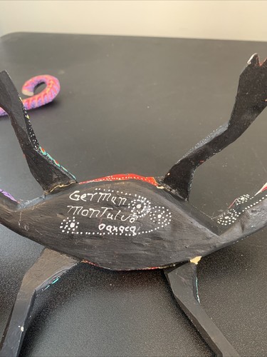 Oaxaca Oaxacan Holzschnitzerei Sammlung Skulpturen Lot Tiere Künstler bemalt - Bild 23 von 23