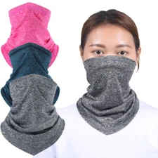 Neck Gaiter Bandana UV Sun Protection Cooling Gator Head Shield  Half Face Mask 